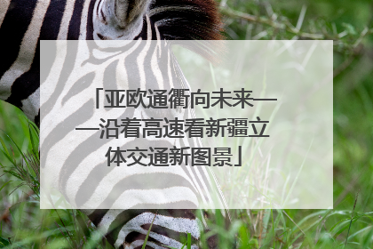 亚欧通衢向未来——沿着高速看新疆立体交通新图景